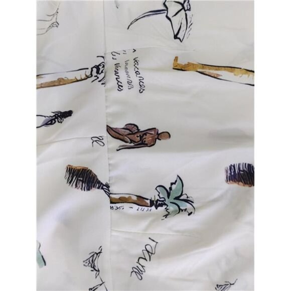 Full Size Printed Square Neck Tie Back Maxi Dress Plus Size - Picture 5 of 6